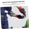 DOITOOL 20pcs Type Socket Repair Tool Kit Screws for Light and Outlet Fixing Galvanized Cassette Repairer for Electrical Box view 3