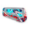 MC MOTOPARTS Headsets Protective Cover Decal Sticker 2 pcs Abstract Aqua Compatible with Cardo Freecom 4X 2X view 1