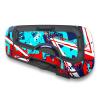 MC MOTOPARTS Headsets Protective Cover Decal Sticker 2 pcs Abstract Aqua Compatible with Cardo Freecom 4X 2X view 2
