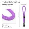VOVMOEYA Camera Wrist Strap Rope,Camera Hand Strap Compatible with Fujifilm XT5 XH2S Nikon Z30 Z50 Canon EOS R6 R10 R50 Sony A6700 A6400 A6000 A7C II A7IV DSLR Camera - Purple view 2