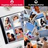 23 Inch Photo Album for Polaroid Fujifilm Instax Mini 11 12 9 8+ 8 7+ Instant Camera, KODAK Step/Canon IVY/HP Sprocket Color Photo Printer with 20Pcs Inner Pages (White) view 3