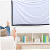 WOFASHPURET Foldable Projector Screen Anti-Crease Outdoor Indoor Movie Screen with Durable Polyester Material Easy to Install for Home Theater Classroom Camping view 2