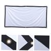 WOFASHPURET Foldable Projector Screen Anti-Crease Outdoor Indoor Movie Screen with Durable Polyester Material Easy to Install for Home Theater Classroom Camping view 4