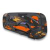 MC MOTOPARTS Headsets Protective Cover Decal Sticker 2 pcs Orange Geometric Compatible with Cardo Freecom 4X 2X view 3