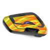 MC MOTOPARTS Headsets Protective Cover Decal Sticker 2 pcs Orange Wave Compatible with Cardo Freecom 4X 2X view 4