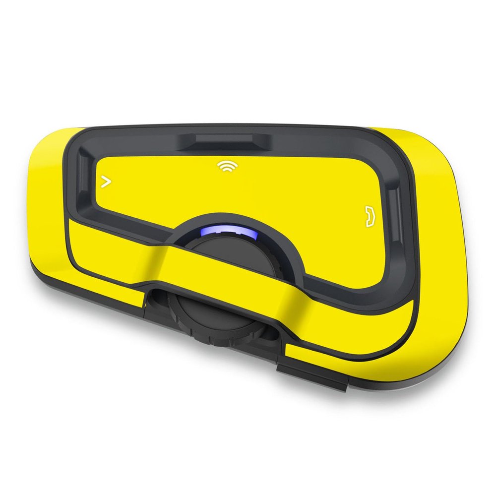 MC MOTOPARTS Headsets Protective Cover Decal Sticker 2 pcs Yellow Compatible with Cardo Freecom 4X 2X