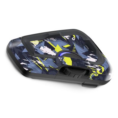 MC MOTOPARTS Headsets Protective Cover Decal Sticker 2 pcs Dynamic Color Compatible with Cardo Freecom 4X 2X