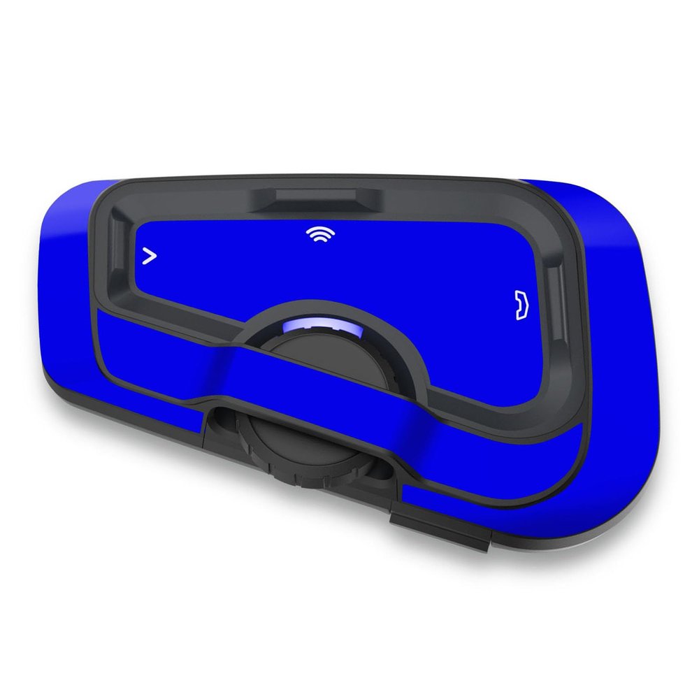 MC MOTOPARTS Headsets Protective Cover Decal Sticker 2 pcs Blue Compatible with Cardo Freecom 4X 2X