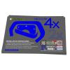 MC MOTOPARTS Headsets Protective Cover Decal Sticker 2 pcs Blue Compatible with Cardo Freecom 4X 2X view 4