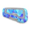 MC MOTOPARTS Headsets Protective Cover Decal Sticker 2 pcs Triangle Blue Compatible with Cardo Freecom 4X 2X view 1