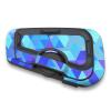 MC MOTOPARTS Headsets Protective Cover Decal Sticker 2 pcs Triangle Blue Compatible with Cardo Freecom 4X 2X view 2