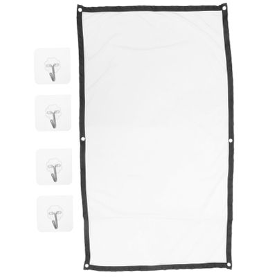 WOFASHPURET Foldable Projector Screen for Indoor and Outdoor Use Easy to Install High Contrast for Stunning for Home Theater Schools and Presentations