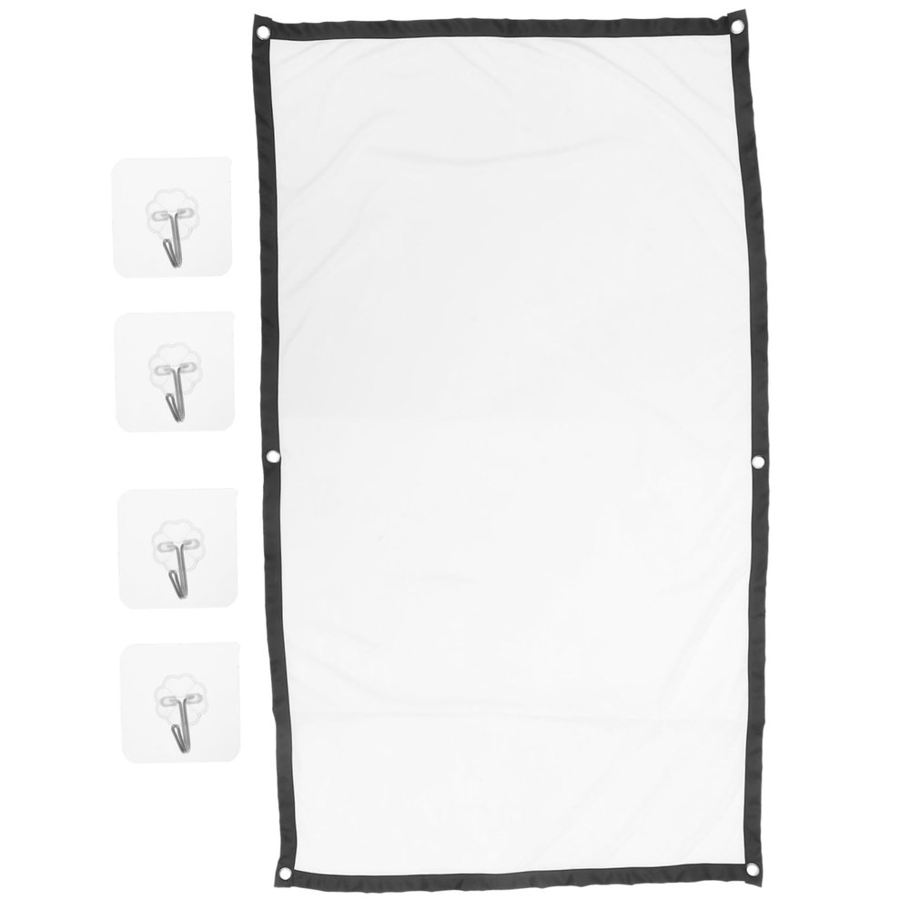WOFASHPURET Foldable Projector Screen for Indoor and Outdoor Use Easy to Install High Contrast for Stunning for Home Theater Schools and Presentations