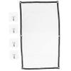 WOFASHPURET Foldable Projector Screen for Indoor and Outdoor Use Easy to Install High Contrast for Stunning for Home Theater Schools and Presentations view 1
