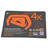MC MOTOPARTS Headsets Protective Cover Decal Sticker 2 pcs Orange Compatible with Cardo Freecom 4X 2X view 3