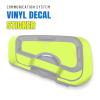 MC MOTOPARTS Headsets Protective Cover Decal Sticker 2 pcs Light Green Compatible with Cardo Freecom 4X 2X view 2