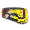 MC MOTOPARTS Headsets Protective Cover Decal Sticker 2 pcs Yellow Splatter Compatible with Cardo Freecom 4X 2X view 3