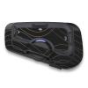 MC MOTOPARTS Headsets Protective Cover Decal Sticker 2 pcs Black Wave Compatible with Cardo Freecom 4X 2X view 3