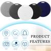 Konohan 5 Packs Portable GPS Tracking Mobile Tracking Anti Loss Smart Device Key Finder Locator GPS Finders Tracker Device for Pets Dog Cat Wallet Keychain Luggage, Alarm Reminder(Stylish) view 2