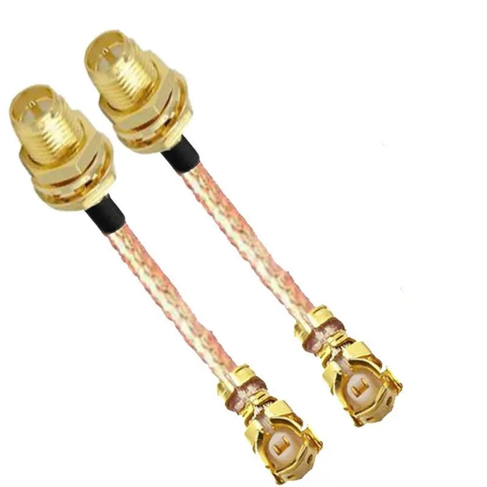 10pcs RG178 RP-SMA Female Pin to IPX u.fl IPEX Connector RF Pigtail Cable 10/15/20/30cm(20cm)