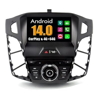 RoverOne Car Multimedia Player for Ford Focus 2012 2013 2014 with CarPlay Android Auto Stereo Autoradio GPS Navigation Touch Screen Bluetooth WiFi, RO-H5712