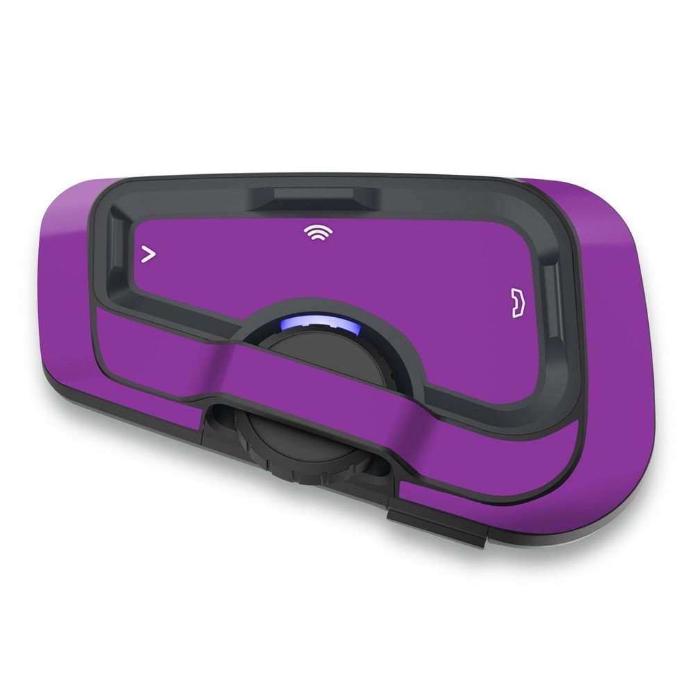 MC MOTOPARTS Headsets Protective Cover Decal Sticker 2 pcs Purple Compatible with Cardo Freecom 4X 2X