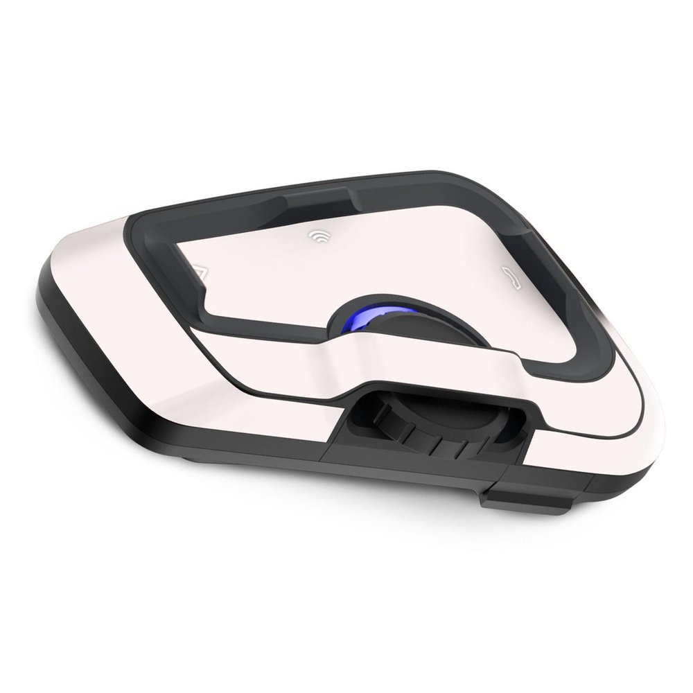 MC MOTOPARTS Headsets Protective Cover Decal Sticker 2 pcs White Compatible with Cardo Freecom 4X 2X