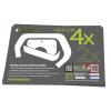 MC MOTOPARTS Headsets Protective Cover Decal Sticker 2 pcs White Compatible with Cardo Freecom 4X 2X view 4