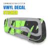 MC MOTOPARTS Headsets Protective Cover Decal Sticker 2 pcs Abstract Green Compatible with Cardo Freecom 4X 2X view 2