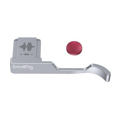 SMALLRIG Thumb Grip with Hot Shoe Cover for FUJIFILM X100VI/X100V(Silver)