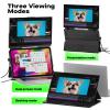 Duex Float Mobile Pixels 15.6" Laptop Screen Extender, 1080P FHD IPS Stacked Portable Monitor, USB C/HDMI Travel Extended Computer Display with Built-in Kickstand,Plug and Play view 4