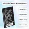 oliadeo TI-84 Plus CE Battery Replacement: for Texas Instruments TI Nspire CX II - TI Nspire CX CAS II - Part No 3.7L1200SPA, P11P35-11-N01 Li-ion Battery with Tools 3.7V view 4