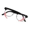 FOMIYES 1pair Comfortable Silicone Slip Ear Hook Eyeglass Temple Tips Pink Retainer for Outdoor Sports Travel and Climbing Healthy for Ears view 1