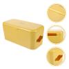 DOITOOL Cable Management Box Cord Storage Wall-Mounted Power Cord Box Easy Cable Organization view 2