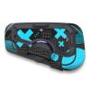 MC MOTOPARTS Headsets Protective Cover Decal Sticker 2 pcs Aqua Cross Compatible with Cardo Freecom 4X 2X view 3