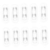 DOITOOL 10pcs Self-Adhesive Cable Organizer Wire Management for Home Office and Workshop High-Temperature Resistant Safe and Stable Saving Installation view 1