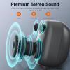 BESTISAN Bookshelf Speakers, 60 Watt Powered Studio Monitor Speaker with Bluetooth 5.0 and Wired Optical Line in Input Port, Deep Bass, 3 Audio Mode Design (Gray) view 2