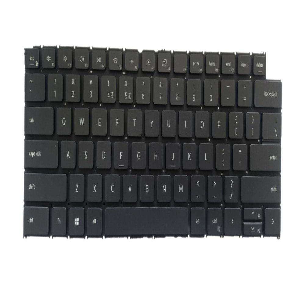 for Dell Model Type: P125F003 Backlit Black Keyboard, UI Layout
