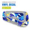 MC MOTOPARTS Headsets Protective Cover Decal Sticker 2 pcs Blue Vibrant Compatible with Cardo Freecom 4X 2X view 2