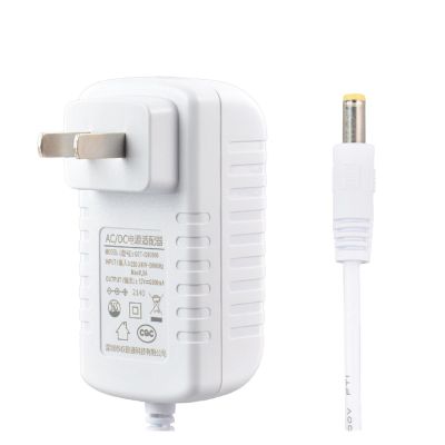 ZCERA 12V2A White Standard Power Adapter CQC 24W Beauty Makeup Nail Lamp Hair Removal Instrument Power Adapter