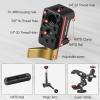 MINIFOCUS NATO Clamp, NATO Rail Lock Clamps Quick Release with 1/4" 3/8" ARRI Thread, Standard NATO Clamp for Camera Cage Friction Arm Ballhead Cold Shoe Monitor Mount view 2