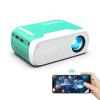 ksbaby Mini Projector WiFi Home Theater Portable Projector, Phones Can Be Connected to The Movie Projector Via WiFi or Via Data Cable, Compatible With Smartphone/ Tablet/ Laptop/ TV Stick/ USB Drive view 1
