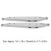 Durable Aluminum Rear Arm Upgrade for Axial RBX10, RC Accessories Easy Installation(Silver) view 2
