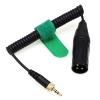 HangTon Receiver Audio Cable for Sennheiser EK500 G4 Sony UWP D21 URX Deity to C300 XF605 Sony FX9 Camera Sound Devices Mixer, Locking 3.5mm 1/8" to XLR 3 Pin view 1