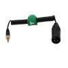 HangTon Receiver Audio Cable for Sennheiser EK500 G4 Sony UWP D21 URX Deity to C300 XF605 Sony FX9 Camera Sound Devices Mixer, Locking 3.5mm 1/8" to XLR 3 Pin view 2