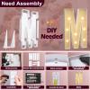 Marquee Letters 3 Feet Tall 3FT Large Light Up Letters M for Backdrop Big Marry Me Sign Birthday Party Decorations Engagement Party Pre-Cut Foam Board view 4