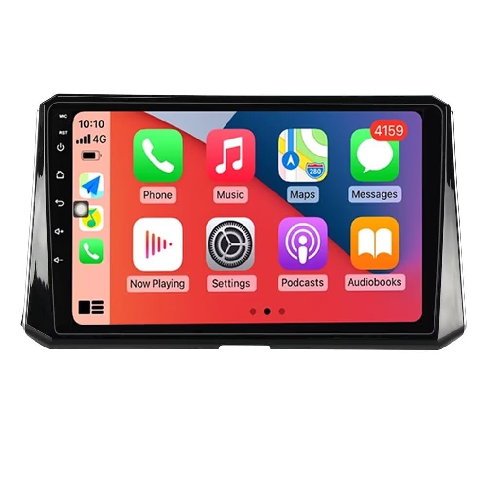 MekedeTech Android Car Radio Stereo GPS Navigation for Toyota Corolla 2018 2019 Head Unit,1280 * 720 Resolution Touch Screen Upgrade with 4G LTE Wireless CarPlay/Android Auto,8 core 8+128G