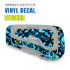 MC MOTOPARTS Headsets Protective Cover Decal Sticker 2 pcs Aqua Vibrant Compatible with Cardo Freecom 4X 2X view 2