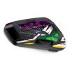 MC MOTOPARTS Headsets Protective Cover Decal Sticker 2 pcs Green Stripe Compatible with Cardo Freecom 4X 2X view 3