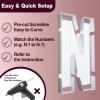 Marquee Letters 3 Feet Tall 3FT Large Light Up Letters N for Backdrop Big Marry Me Sign Birthday Party Decorations Engagement Party Pre-Cut Foam Board view 3